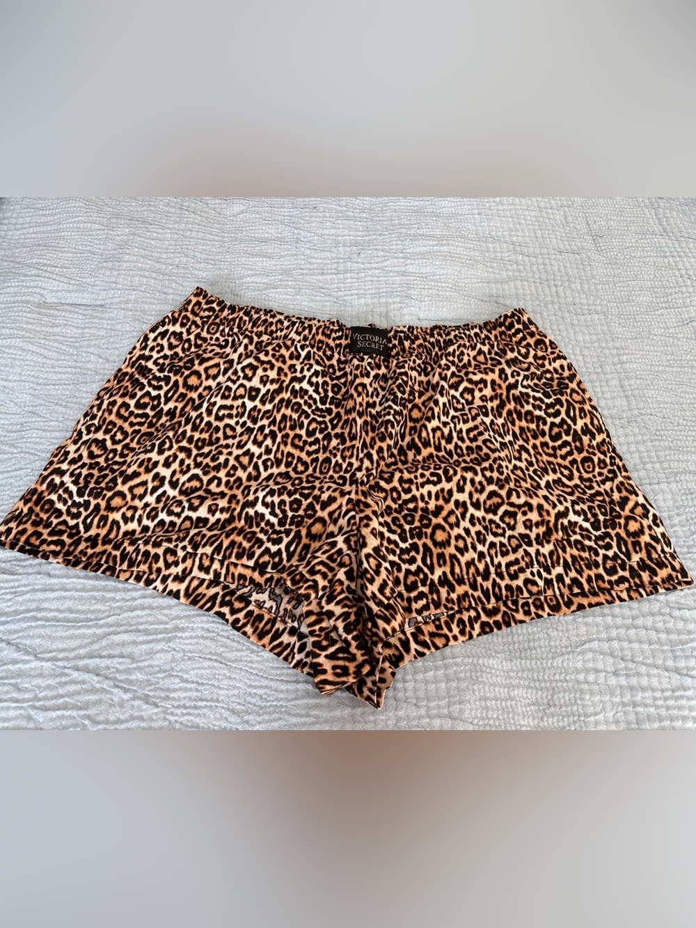 Victoria's Secret Leopard Print Athletic Shorts - Brown/Tan/Black Size Medium